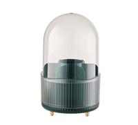 Qaonsciug Solution de rangement rotative pratique pour pinceaux de maquillage. Support de pinceaux de maquillage efficace. Boîte de rangement de maquillage étanche et pratique
