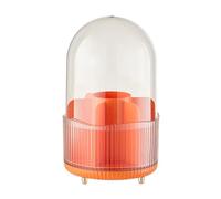 Qaonsciug Solution de rangement rotative pratique pour pinceaux de maquillage. Support de pinceaux de maquillage efficace. Boîte de rangement de maquillage étanche et pratique