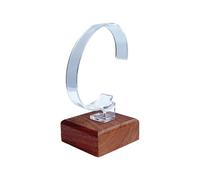 Qaonsciug Support de montre portable en acrylique pour montre - Convient pour un rangement facile et un voyage avec une visibilité améliorée
