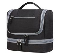 Qaonsciug Trousse de toilette de voyage avec séparation humide et sèche - Grand sac de voyage multicouche pour organiser les cosmétiques