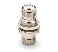 Qaonsciug UHF KKY vers UHF RF Connecteur coaxial UHF femelle vers femelle RF Adaptateur radio pour antennes et appareils LAN