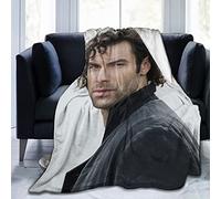 QapLWczK Aidan Turner Couverture douce en flanelle anti-boulochage pour canapé, chambre à coucher, salon - 203 x 152,4 cm