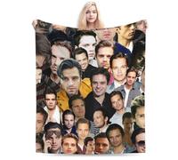QapLWczK Couverture douce et chaude Sebastian Stan Bucky Barnes - Cadeau pour plage, yoga, chambre à coucher, salon, canapé, camping, voyage, dortoir, toutes saisons