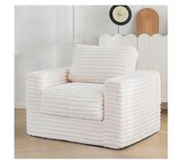 QAQCDAHJI Canapé modulable Cloud, canapé de Salon Confortable et Moelleux, canapé en Velours côtelé recouvert de Mousse Haute élasticité, Assise Confortable, Convient au Salon et à la Chambre.(White)