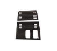 QAQMHVCVB 2 Pièces De Garniture De Cadre De Lampe De Lecture De Toit De Voiture En ABS Noir Grain De Bois Pour X1 E84 2011 2012 2013 2014 2015 (Black Wood Grain)