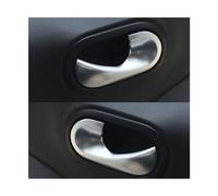 QAQMHVCVB Autocollants Décoratifs Pour Poignée De Porte Intérieure De Voiture Bol De Porte Intérieure Pour Mercedes Pour Smart 453 Pour Fortwo Pour Forfour (Argent)