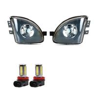 QAQMHVCVB Feux Antibrouillard Auto pour B&MW F10 F11 535i 550i 528i Série 5 2011 2012 2013 Feu Antibrouillard Avant Gauche Droit sans Ampoule 63177216887 Voiture Antibrouillard(Pair with White LED)