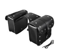 QAQMHVCVB Lot De 2 Universal Sacoche De Selle De Moto Imperméable À l'eau Pannier Side Storage Luggage Tail Bags