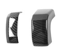 QAQMHVCVB pour 4Runner 2010-2023 Voiture Copilote Poignée Accoudoir Décoration Couverture Garniture Tableau De Bord Panneau Siège Passager Intérieur Accessoires(Carbon Fiber 2 pcs)