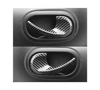 QAQMHVCVB Pour Mercedes Pour Smart 453 Pour Fortwo Pour Forfour Autocollants Décoratifs Pour Poignée De Porte Intérieure De Voiture Bol De Porte Intérieure (Carbon style)