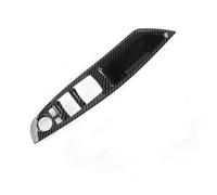 QAQMHVCVB Pour Série 5 F10 F11 F18 2011-2017 LHD Poignée Intérieure Voiture Panneau Porte Intérieure Tirer Revêtement D'habillage Autocollants D'accoudoir (1pc Main Crabon pattern)