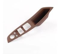 QAQMHVCVB Pour Série 5 F10 F11 F18 2011-2017 LHD Poignée Intérieure Voiture Panneau Porte Intérieure Tirer Revêtement D'habillage Autocollants D'accoudoir (1pc Main Yellowish)