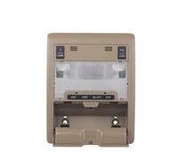 QAQMHVCVB Pour Toyota Pour Land Cruiser LC200 2008-2018 Console supérieure Toit ouvrant Dôme Lumière de lecture (Dark beige)