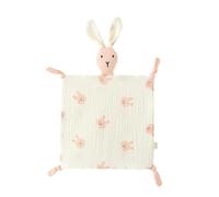 QARIDO Serviette de Confort pour, Couverture de sécurité Lapin, Serviette apaisante Douce et Respirante, Couverture de sécurité en Peluche Lapin, Serviette apaisante Respirante pour Nouveau-né