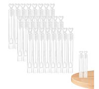 QARIDO Tubes à bulles vides - Bulles de mariage pour invités | Tube à bulles de savon parfait pour des fiançailles, un anniversaire, la Saint-Valentin, l'obtention d'un diplôme, les célébrations