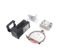 Qarmijaer - Régulateur de température C100 - Thermostat numérique - Sortie maximale : 40 A - Relais K - Sonde thermocouple