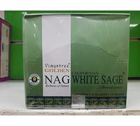 Qaromas Vijayshree Golden Cônes d'encens Nag White Sage