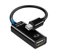 QarulG 4K Adaptateur Mini DisplayPort vers HDMI Thunderbolt 1/2 vers HDMI UHD pour MacBook Air/Pro for Mac Mini iMac Surface Pro Dock Moniteur Projecteur TV Imprimante