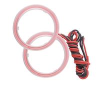 Qasim 1 paire LED Angel Eyes 120MM 93SMD avec Couverture Plastique Halo Ring Yeux d'Ange pour Feux Diurnes DRL Phare de Voiture de Moto DC12V