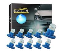 Qasim 10x T4.2 Ampoules LED COB 1SMD Bleu pour Tableau de Bord de Voiture Compteur de Vitesse Jauge d'Instrument DC 12V