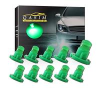 Qasim 10x T4.2 Ampoules LED COB 1SMD Vert pour Tableau de Bord de Voiture Compteur de Vitesse Jauge d'Instrument DC 12V
