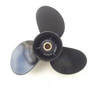 QASULER 10 1/2x11 15hp-35hp, for hélices Johnson, en Aluminium 14 Dents, for Accessoires de Bateau, Marines Hélice de Bateau