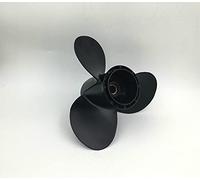 QASULER 10 1/4x11 25hp-30hp, for hélices Johnson 10 Dents en Aluminium, for Accessoires de Bateau Johnson, hélices Marines Hélice de Moteur de Bateau