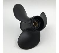 QASULER 11 3/8x14 35-50hp, for hélices Johnson, en Aluminium à 13 Dents, 3 pales, for Accessoires de Bateau, Marines Hélice de Bateau