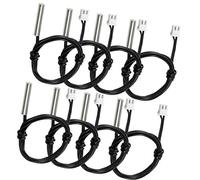 QASULER 8 pièces NTC Thermistance 10K ohm, capteur de température de thermistance NTC 10K B3950 1% avec câble de 1 m Thermistance numérique, for ARDUINO, Sonde thermique d'imprimante