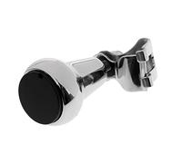 QASULER Accessoires de bouton de volant de bateau marin en acier inoxydable 316 capuchon noir Gouvernail de bateau