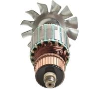 QASULER Ancre de rotor compatible avec l'accessoire d'outil électrique KGS254M 310011490, pièce de rechange en métal, for équipement d'atelier Rotor d'induit