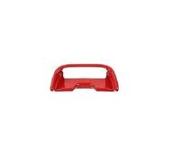 QASULER Autocollants de décoration bouton commutateur boîte d'accoudoir console centrale voiture, for DODGE, Charger 2011-2020 Accessoires intérieurs Garniture de grille d'aération de voiture(Rot)