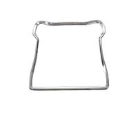 QASULER Autocollants de décoration couverture lampe lecture avant intérieure ABS, for Jeep, Renegade 2015-2016 style voiture Garniture de grille d'aération de voiture(Chrome)