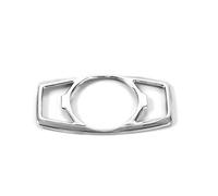 QASULER Autocollants de décoration for interrupteur bouton phare intérieur voiture, accessoires, for Ford, for Mustang, 2015+, for, for F-150, Up Garniture de grille d'aération de voiture(Chrome)