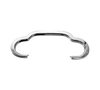 QASULER Autocollants de décoration panneau tableau bord d'instrument intérieur voiture, accessoires for Jeep, Wrangler JK 2007 2008 2009 2010 Garniture de grille d'aération de voiture(Chrome)