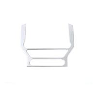 QASULER Autocollants de décoration panneau tableau bord intérieur voiture, for Ford, for Mustang, 2015 Up Car Styling Garniture de grille d'aération de voiture(Silver)