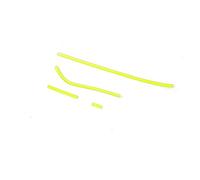 QASULER Autocollants de décoration tableau bord contrôle central intérieur voiture ABS 4 pièces, for Jeep, Renegade 2015-2016 style Garniture de grille d'aération de voiture(Light Green)