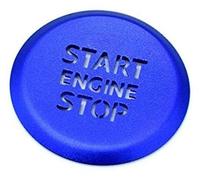 QASULER Autocollants de voiture anneau démarrage/arrêt du moteur automatique bouton translucide housse, for, A1 A4 A4L A5 2019 2020 Autocollant décoratif pour démarrage par bouton-po
