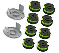 QASULER Bobine de fil de rechange pour coupe-bordures, 0,079" (2,1 cm | à alimentation automatique et capuchon, pour Ryobi, RAC142 36 V, pour coupe-bordures sans fil RLT36B33 RY36LT33A-0 (12