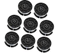 QASULER Bobine de Rechange for Coupe-Bordures Black & Decker AF-100, 4/8/12 pièces, 9,1 m (30 pi) de Fil de Rechange (0,065 po) (4) Bobine de Fil pour Coupe-Herbe(Black 8)