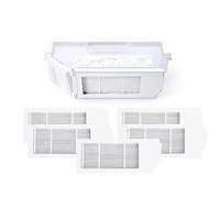QASULER Boîte à poussière for aspirateur Robot Ecovacs DEEBOT X1 T10 Omni, filtre HEPA, collecte de saleté, pièces de rechange, poubelle Poubelle pour aspirateur(Dustbin add 6Filters)