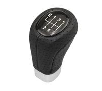 QASULER Botte de guêtre pommeau levier vitesse manuel, for, série 1 E81 E82 E87 E88 2003-2013 accessoires couverture style voiture Soufflet de boîte de vitesses pour voiture(BLACK 6 Speed)