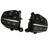 QASULER Bouton de régulateur de vitesse de voiture, for Fiesta, for Focus, Mk4 2019 2020, interrupteur de régulateur de vitesse de roue, musique, volume audio, vitesse, bouton LIM, accessoires de dire