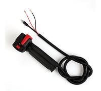 QASULER Câble d'accélérateur for tondeuse à gazon, interrupteur de commande universel, poignée levier, débroussailleuse, diaphragme, Direct Interrupteur de poignée d'accélérateur(B)