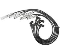QASULER Câbles de bobine d'allumage voiture Câble faisceau 7 mm, for Volkswagen, VR6 2.9 1991-1995 No.021905409N/021905409AD Lot 6 Fil de bobine d'allumage automobile