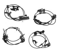 QASULER Capteur de vitesse roue 4 pièces arrière avant gauche droite capteur ABS, for RAV4, 2006-2014 4WD 89546-42040 89545-42040 89542-42050 89543-42050 Capteur de vitesse de roue