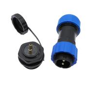 QASULER Connecteur étanche IP68 SP20 2/3/4/5/6/7/9/10/12/14 Broches for câble d'alimentation ondulé, Bride de Connexion connecteur électrique extérieur(5 Pin)