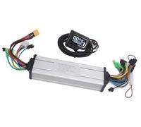 QASULER Contrôleur de Moteur à Double entraînement sans balais, écran LCD ABS, résistant à la Pluie, for vélos électriques, kit de contrôleur sans Contrôleur ESC