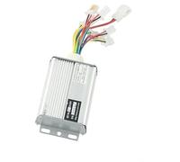 QASULER Contrôleur de Vitesse de Moteur à Courant continu à balais en Acier, 36 V/48 V, 700-1000 W, for vélo et Scooter électrique (48 Contrôleur ESC(Black 48v)