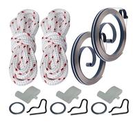 QASULER Cordon de traction de corde de ressort de démarreur à recul Kt, for pièces de tondeuse à gazon STIHL, FS45 FS55 BG55 BG65 BG85 Corde de démarrage à rappel